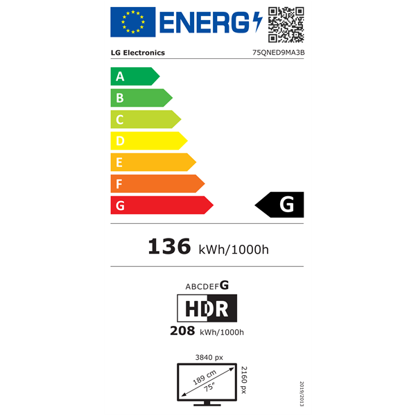 LG 75" 75QNED9MA3B 4K UHD AI Smart Gamer QNED evo MiniLED TV