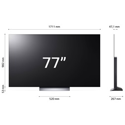 LG 77" OLED77C31LA 4K UHD Smart OLED evo TV
