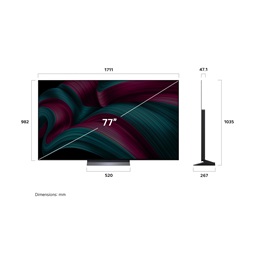 LG 77" OLED77C51LA 4K UHD AI Smart Gamer OLED evo TV