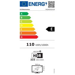 LG 86" 86QNED82A3B 4K UHD AI Smart QNED TV (Újszerű)