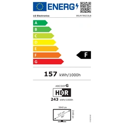 LG 86" 86UR78GC0LB 4K UHD Smart LED TV (Újszerű)