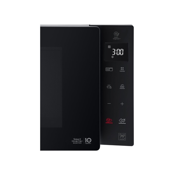 LG MH6535GIS 1000W 25L fekete grillezős mikrohullámú sütő