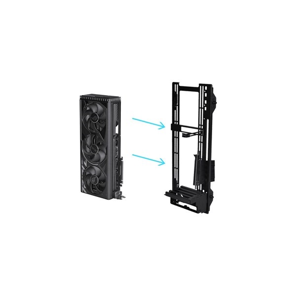 LIAN LI O11DEXL-1X Upright fekete GPU keret