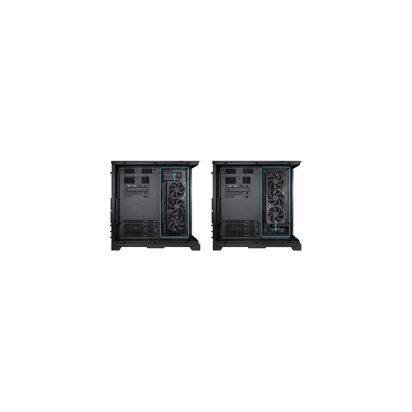 LIAN LI O11DEXL-1X Upright fekete GPU keret