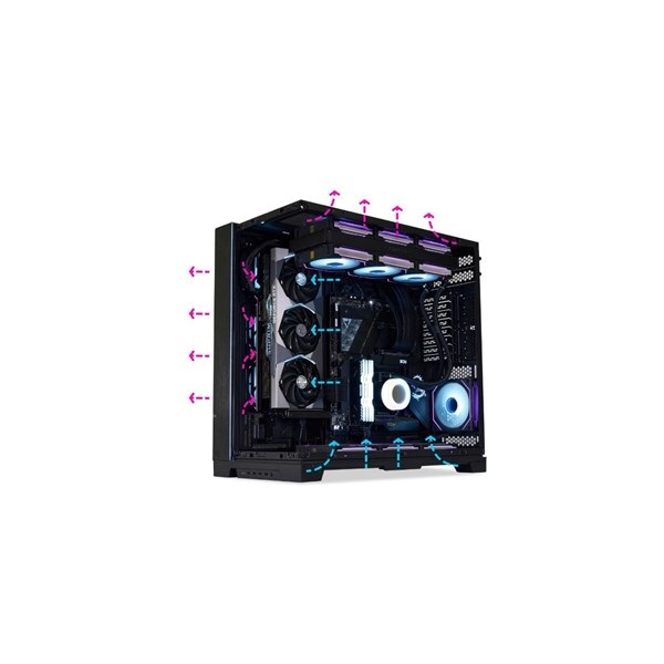 LIAN LI O11DEXL-1X fehér GPU-tartó