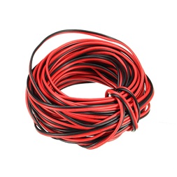 LS 2x0,75mm2 100 méter fekete/piros hangszóró kábel