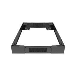 Lanberg CK01-66-B 600x600mm rackhez fekete lábazat fésűs kábelbevezetővel