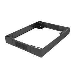 Lanberg CK01-66-B 600x600mm rackhez fekete lábazat fésűs kábelbevezetővel