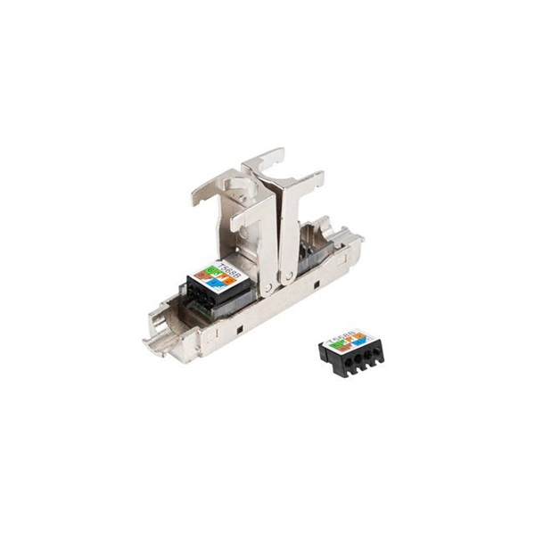 Lanberg PL2S6-6000TL Cat.6 FTP szerszám nélkül szerelhető toldó