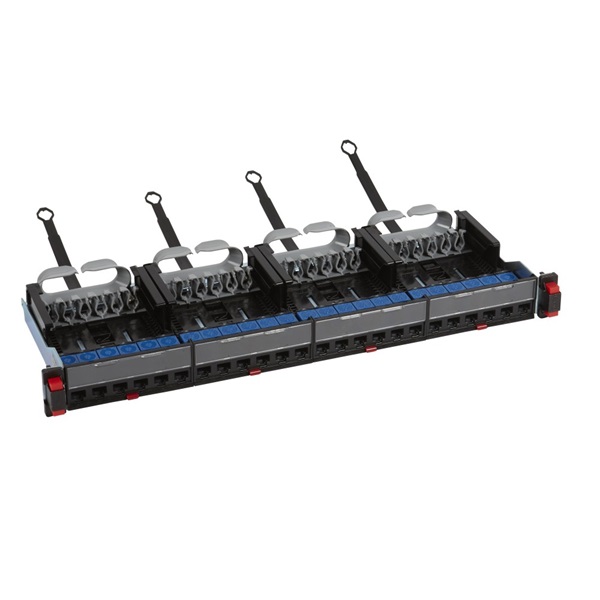 Legrand 033760 19"/1U 24xRJ45 Cat6 árnyékolatlan (UTP) patch panel (Újszerű)