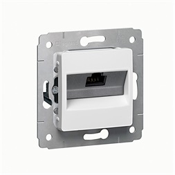 Legrand 773641 Cariva fehér 1XRJ45 Cat6 UTP csatlakozóaljzat