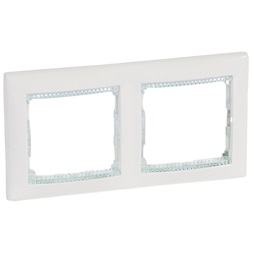 Legrand 774462 Valena vízszintes kristály kettős keret