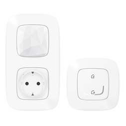 Legrand Valena Allure Netatmo Kezdő csomag - Központi egység intelligens csatlakozóaljzattal + főkapcsoló - fehér