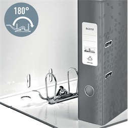 Leitz 180 fok Wow A4 8cm fekete iratrendező