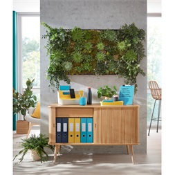 Leitz COSY Soft touch karton 180° keskeny bársony szürke iratrendező