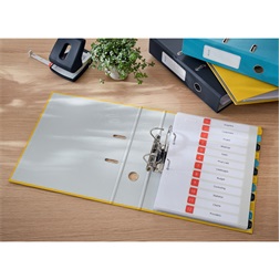 Leitz COSY Soft touch karton 180° széles meleg sárga iratrendező