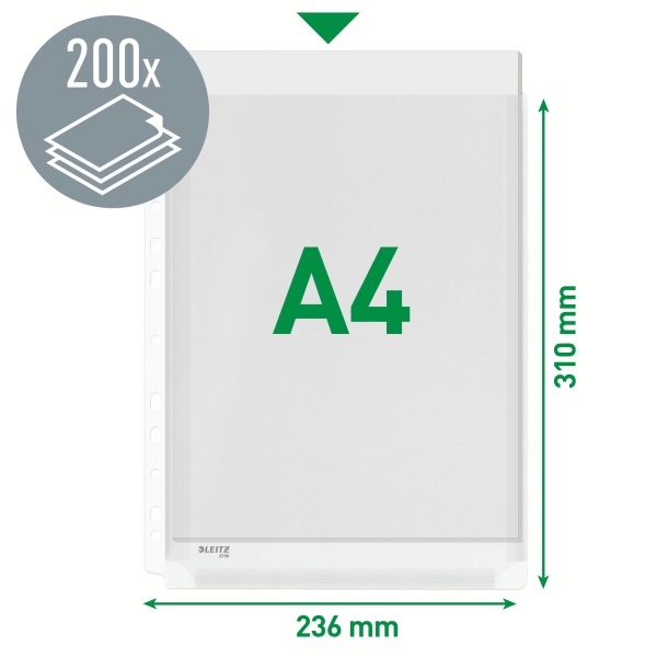 Leitz Jumbo A4 lefűzhető 5db/cs genotherm