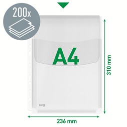 Leitz Jumbo A4 lefűzhető füllel 5db/cs genotherm
