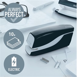 Leitz WOW elemes elektromos fekete tűzőgép