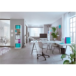 Leitz Wow A5 80lapos vonalas jégkék spirálfüzet