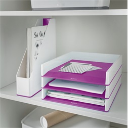 Leitz Wow kettős színhatású lila iratpapucs