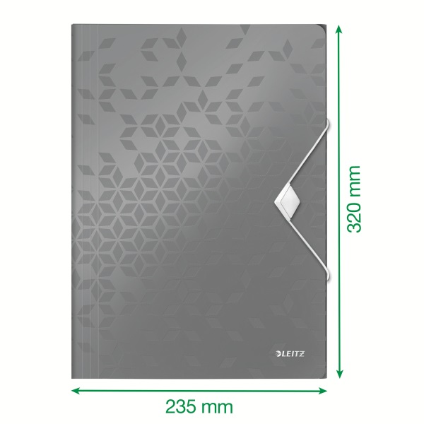 Leitz Wow pp lila gumis mappa