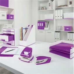 Leitz Wow pp lila gumis mappa