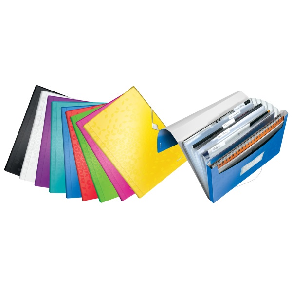 Leitz Wow pp sárga harmonika irattartó