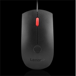 Lenovo Fingerprint Biometric Mouse Gen 2 USB fekete vezetékes optikai egér