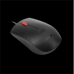 Lenovo Fingerprint Biometric Mouse Gen 2 USB fekete vezetékes optikai egér