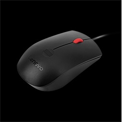 Lenovo Fingerprint Biometric Mouse Gen 2 USB fekete vezetékes optikai egér