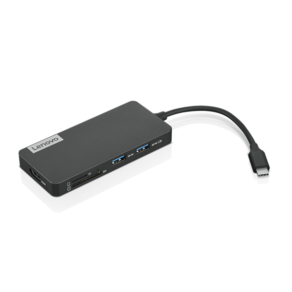 Lenovo USB-C 7in1 fekete HUB
