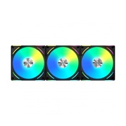 Lian Li UNI Fan AL120 V2 3db 120mm fekete ventilátor