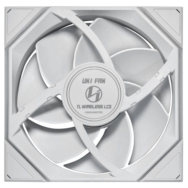 Lian Li UNI Fan TL140 LCD Wireless 140mm PWM fehér ventilátor