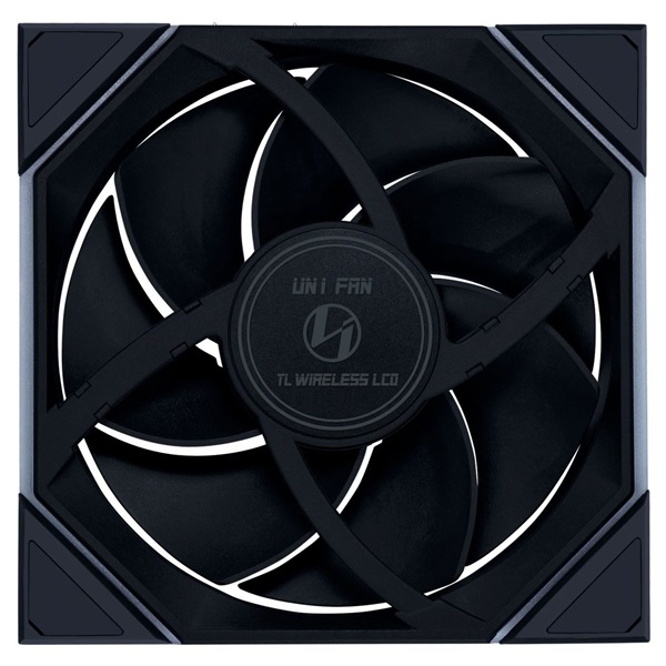 Lian Li UNI Fan TL140 LCD Wireless 140mm PWM fekete ventilátor