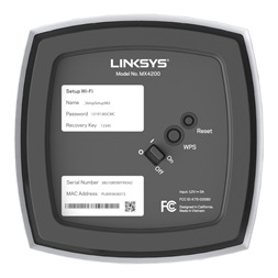 Linksys MX4200 Velop AX4200 Wi-Fi 6 1-Pack fehér Tri-Band Moduláris Vezeték nélküli Intelligens Mesh rendszer