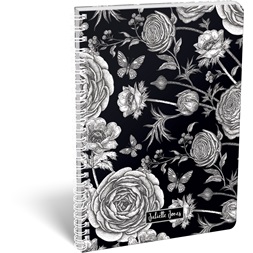 Lizzy Cornell Juliette Jones A4 kockás spirálfüzet