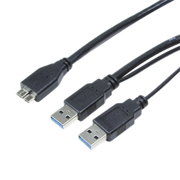 LogiLink CU0072 USB 3.0 Y tápkábel