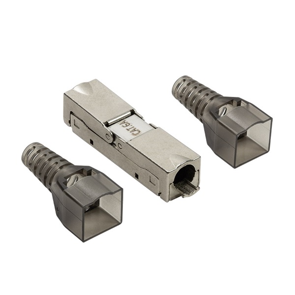 Logilink MP0046 Helyszíni szerelvénykábel csatlakozó, Cat.6A, árnyékolt, vékony kialakítás
