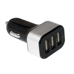 LogiLink PA0082 5,2A 3 portos USB autós töltő