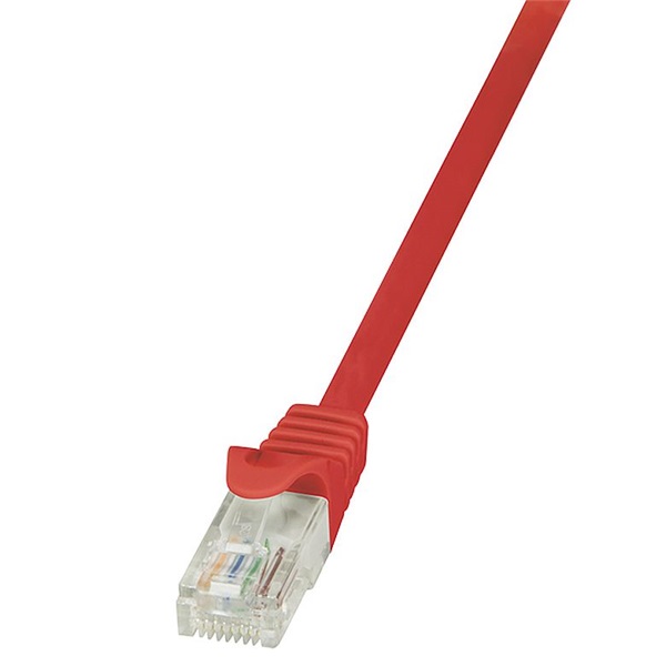 Logilink CP2074U Patch kábel Econline, Cat.6, U/UTP, piros, 5 m