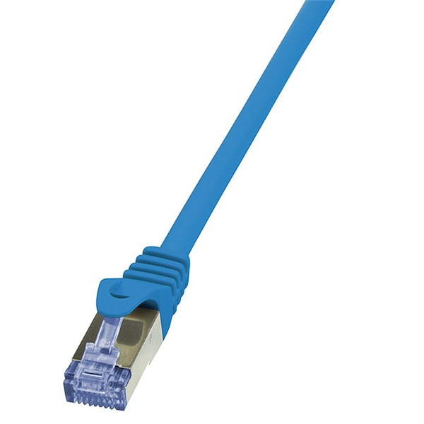 Logilink CQ3096S Patch kábel PrimeLine, Cat.6A, S/FTP, kék, 10 m