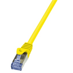 Logilink CQ3057S Patch kábel PrimeLine, Cat.6A, S/FTP, sárga, 2 m