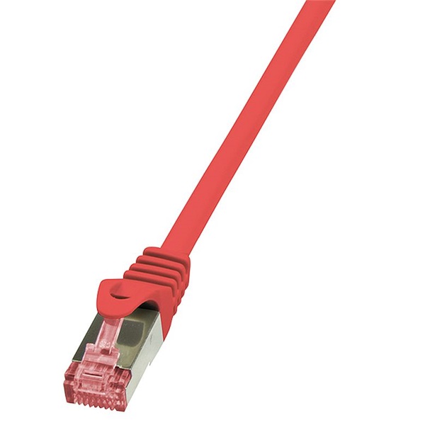 Logilink CQ2074S Patch kábel PrimeLine, Cat.6, S/FTP, piros, 5 m