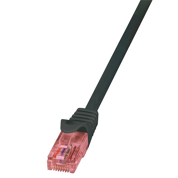 Logilink CQ2033U Patch kábel PrimeLine, Cat.6, U/UTP, fekete, 1 m