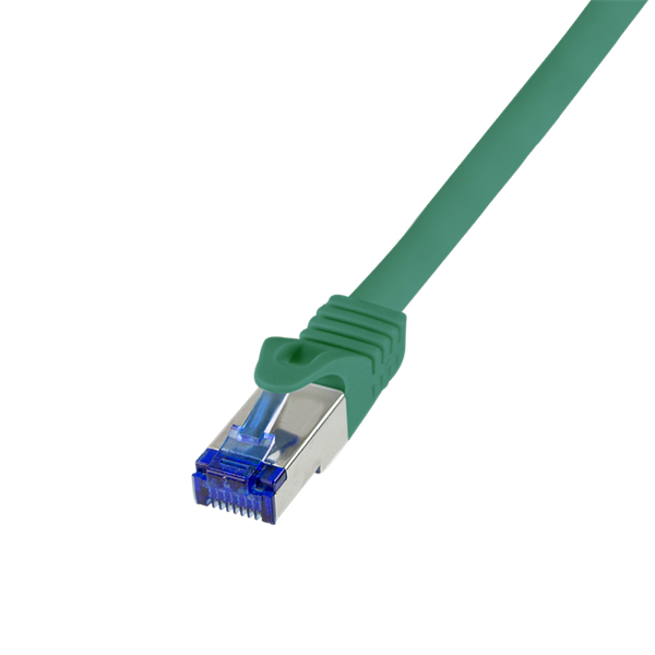 Logilink C6A105S Patch kábel Ultraflex, Cat.6A, S/FTP, zöld, 15 m