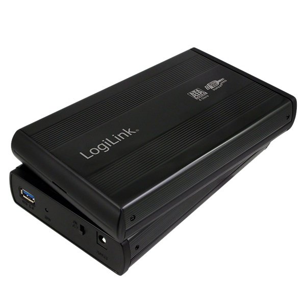 LogiLink UA0107 Szuper sebességű USB 3.0-ás alumínum HDD ház 3.5”-os SATA HDD-hez