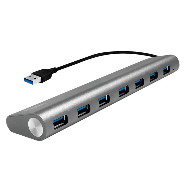 Logilink UA0308 USB 3.0, 7 portos hub, alumínium házzal
