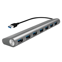 Logilink UA0308 USB 3.0, 7 portos hub, alumínium házzal