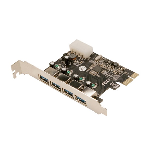 Logilink PC0057A USB 3.0-ás 4 portos PCI Express kártya